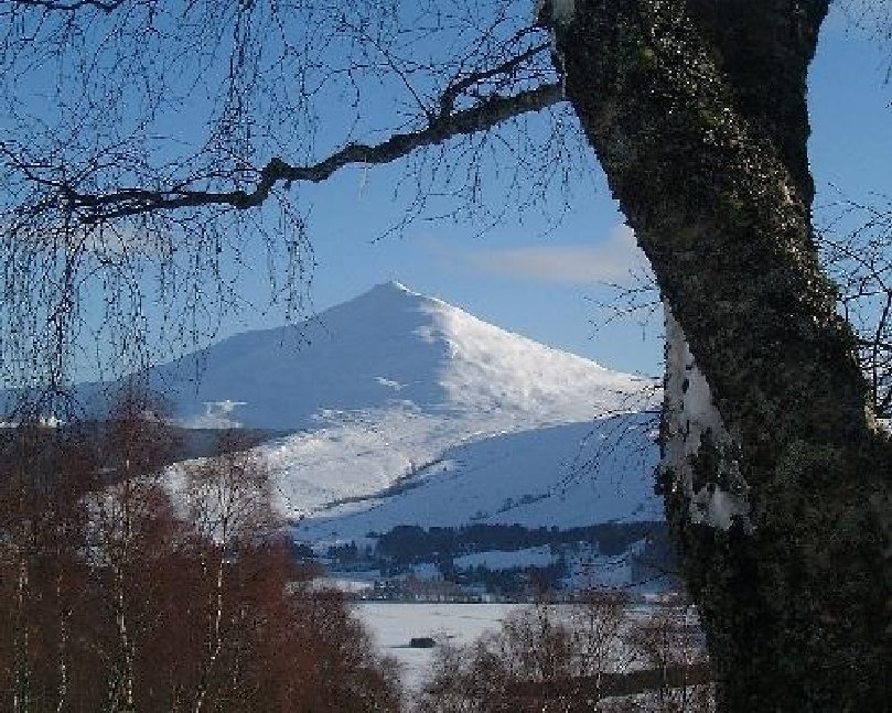 Schiehallion in snow